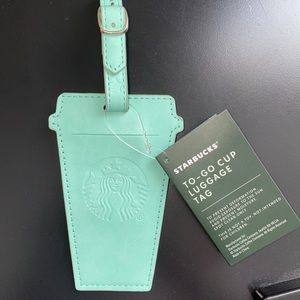 Rare Starbucks Mexico Teal Luggage Tag
